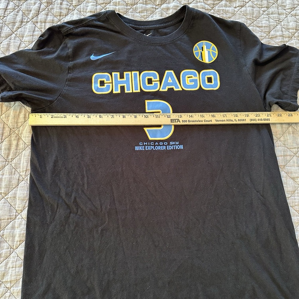 Nike Chicago Sky #3 Parker WNBA Explorer Edition Black T-Shirt Mens L - Picture 4 of 7